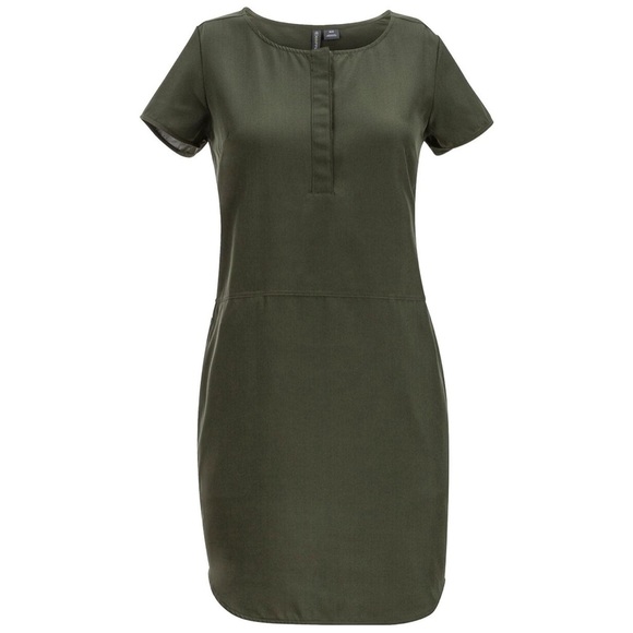 ExOfficio Kizmet Argenta Green Hiking Dress With Pockets Women’s Size Large NWT! - Picture 1 of 15